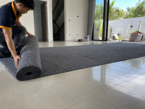 Khi nào nên trải thảm bảo vệ sàn